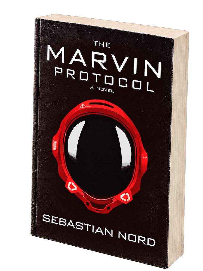 Portada de El Protocolo Marvin de Sebastian Nord
